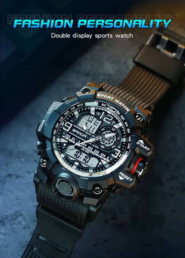 S43fb09fa378e4205932a2eea55d584dal Karinis laikrodis juodas